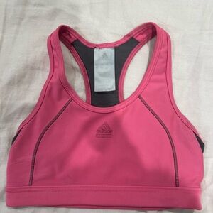 Adidas Vibrant Pink Sports Bra